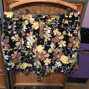Floral skort
